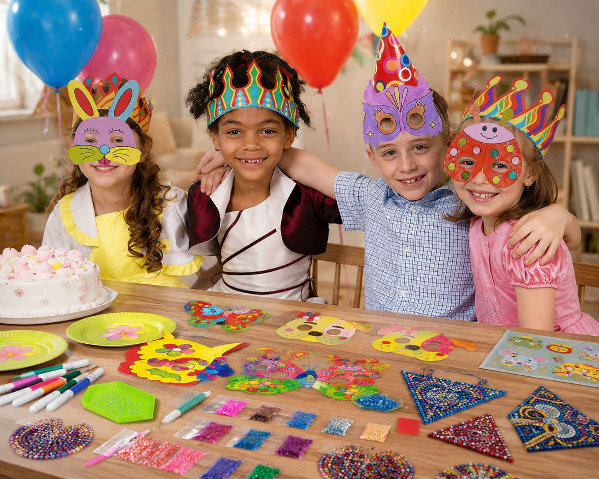 DIY Tiermasken zum Ausmalen für Kinder