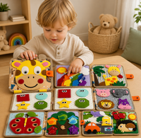 Montessori Fühlbuch Giraffe