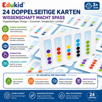 Montessori Farbensortier-Spiel mit Pinzette