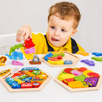 3D Holzpuzzle für Kinder