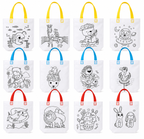 DIY Stofftaschen zum Bemalen für Kinder