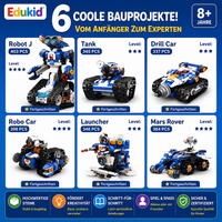 Programmierbarer Roboter-Bausatz 6-in-1