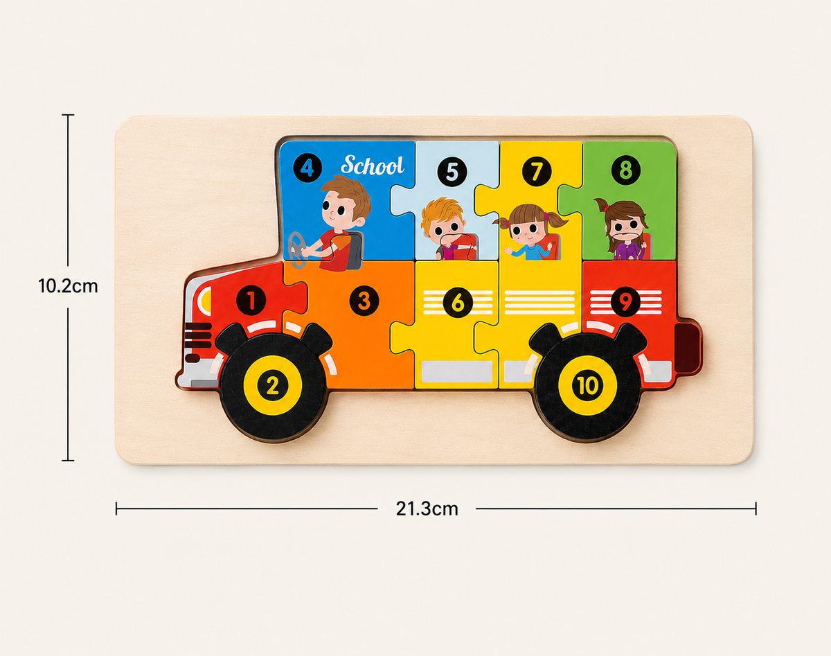 3D Holzpuzzle Tiere für Kinder