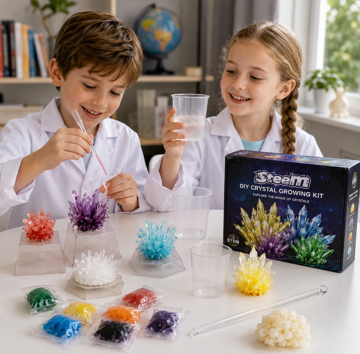 Kristallzucht-Set für Kinder