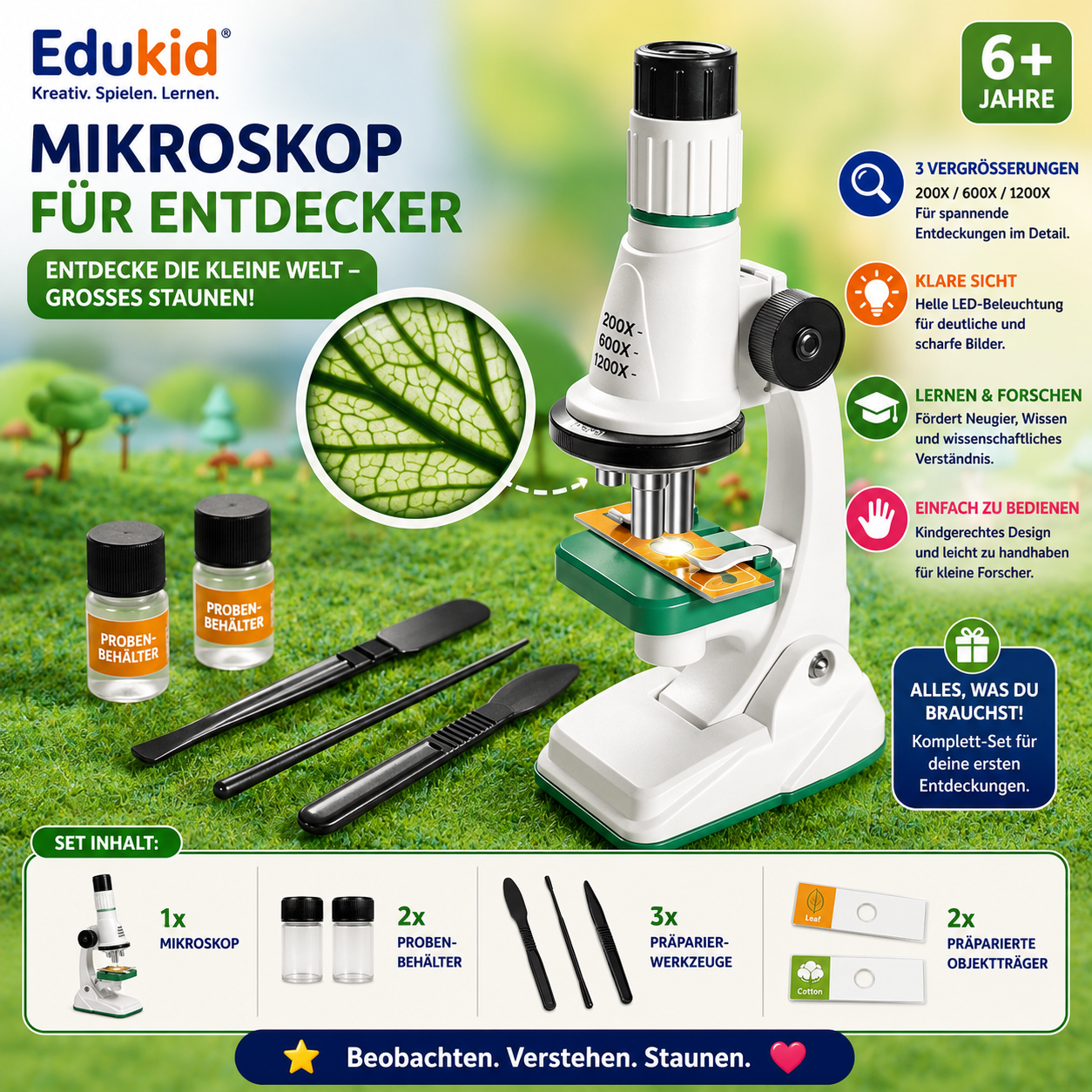 Kinder Mikroskop 1200x