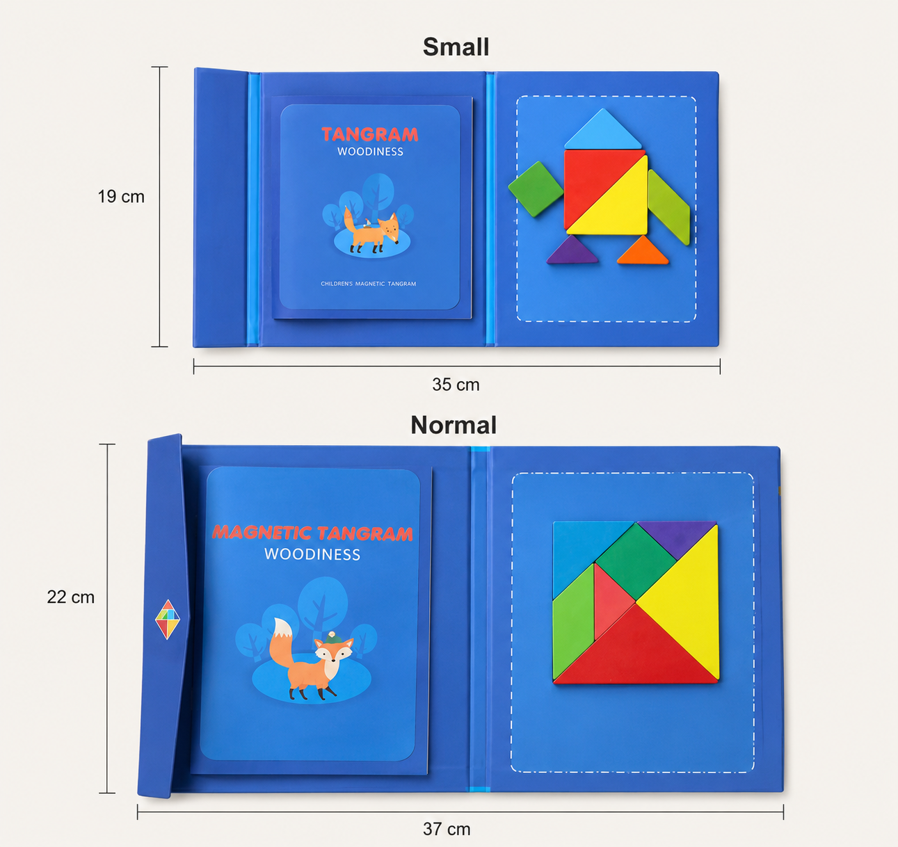 Magnetisches Tangram Buch