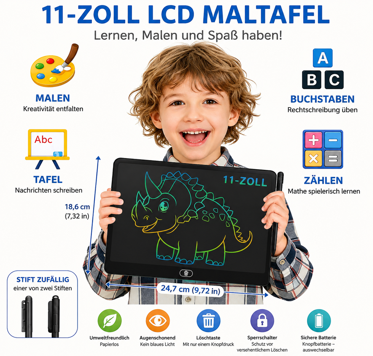 LCD Maltafel für Kinder