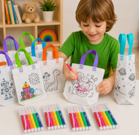 DIY Stofftaschen zum Bemalen für Kinder