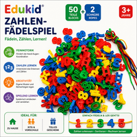 Montessori Fädelspiel Formen & Farben