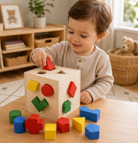 Montessori Formenbox aus Holz