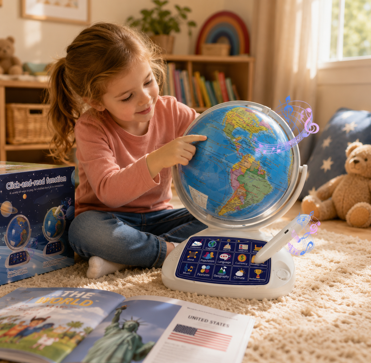 Interaktiver AR-Globus für Kinder