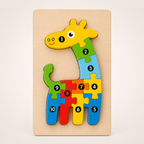 3D Holzpuzzle Tiere für Kinder