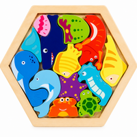3D Holzpuzzle für Kinder