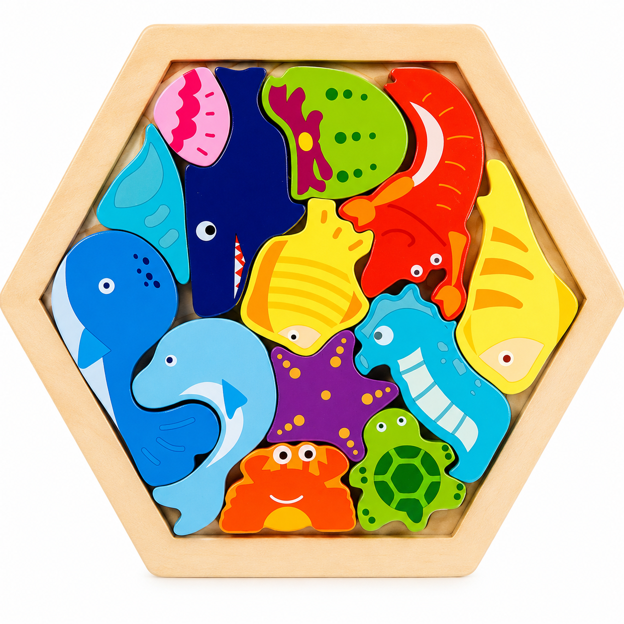 3D Holzpuzzle für Kinder