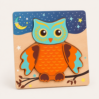 3D-Holzpuzzle Tiere & Fahrzeuge