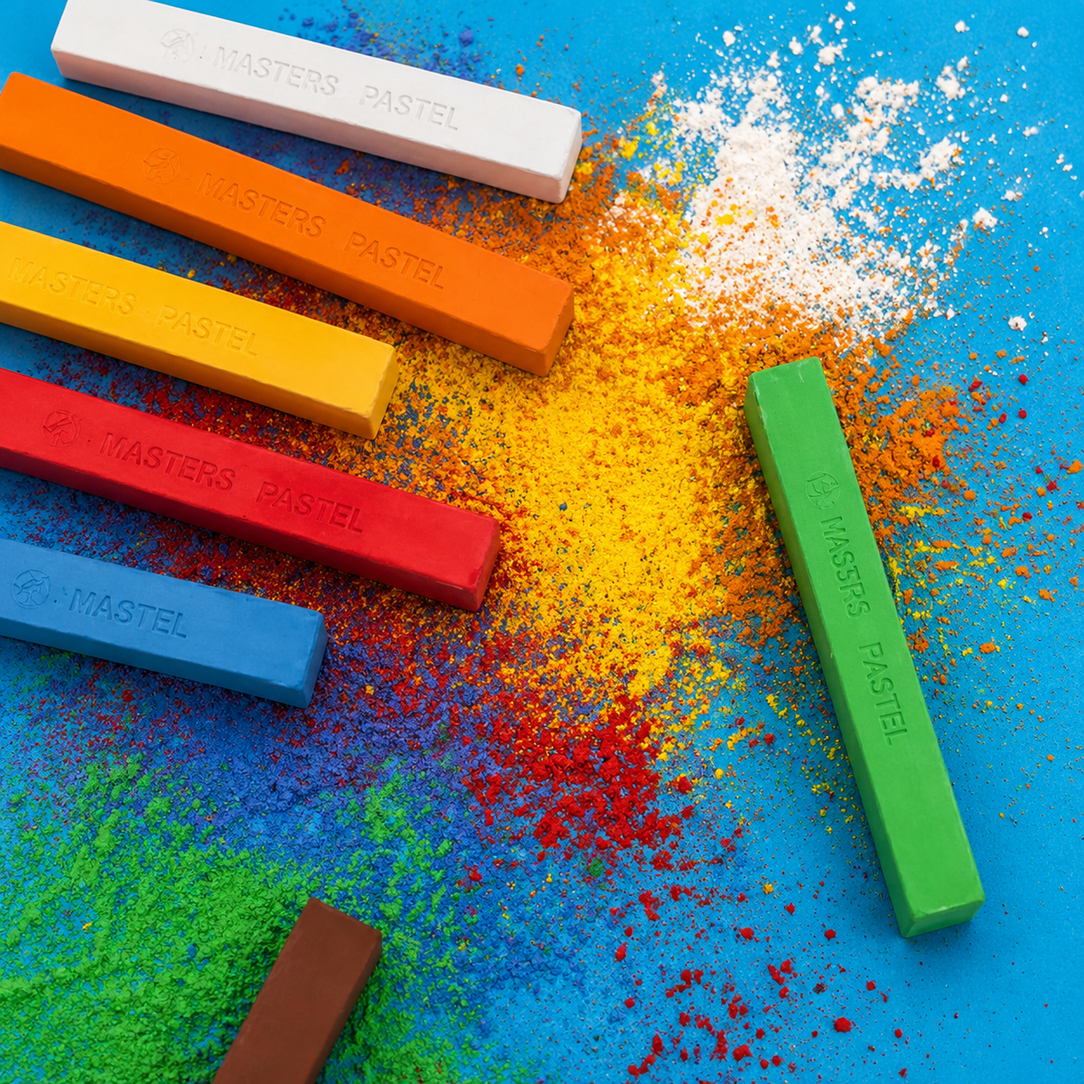 Bunte Pastellkreiden für Kinder