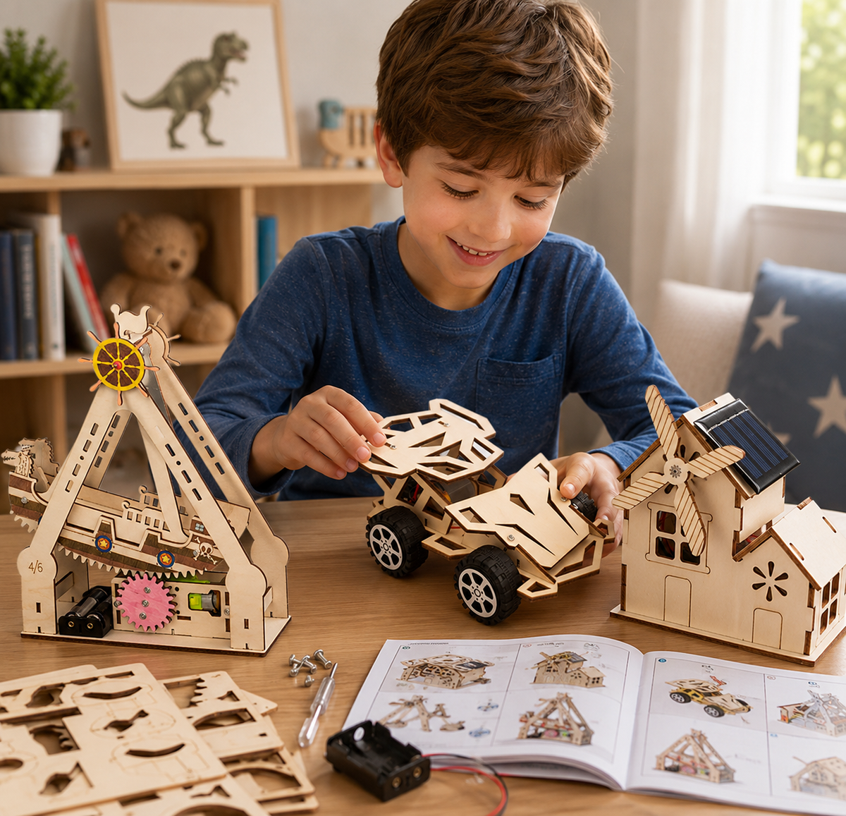 STEM Holzbausatz für Kinder