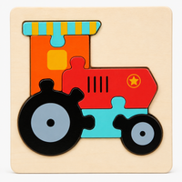 3D Holzpuzzle Tiere & Fahrzeuge