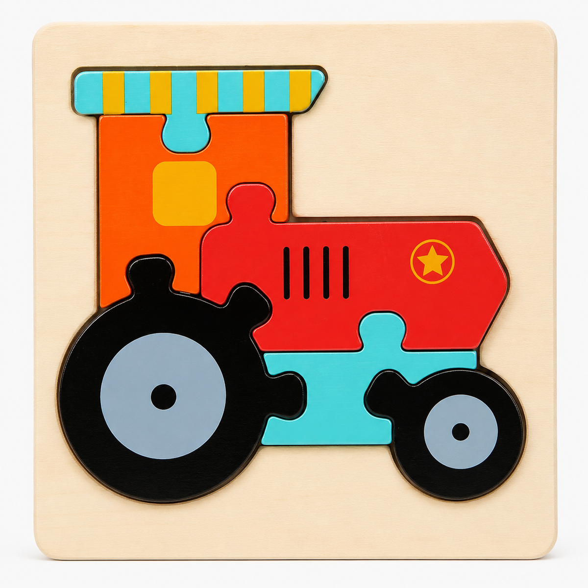 3D Holzpuzzle Tiere & Fahrzeuge