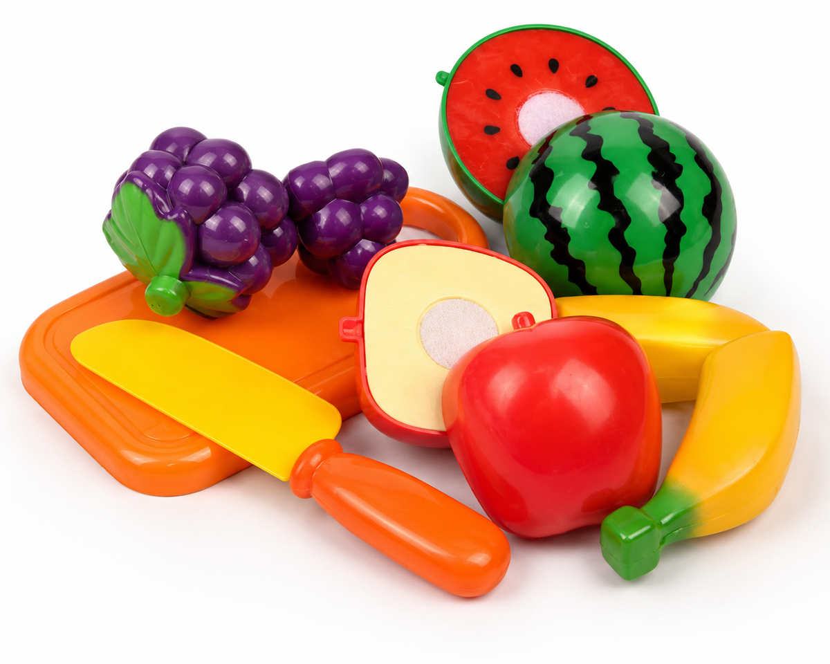 Spielzeug Obst- & Gemüseset zum Schneiden