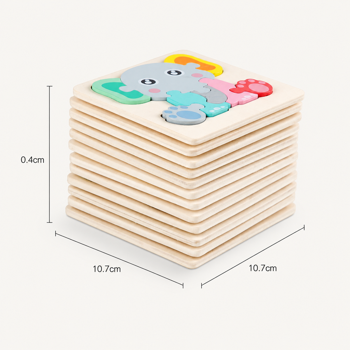 3D Holzpuzzle Tiere & Fahrzeuge