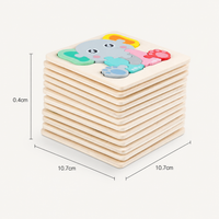 3D Holzpuzzle Tiere & Fahrzeuge