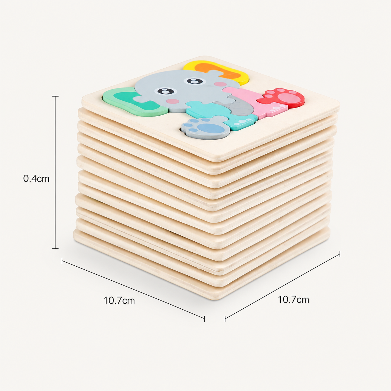 3D Holzpuzzle Tiere & Fahrzeuge