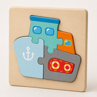 3D Holzpuzzle Tiere & Fahrzeuge