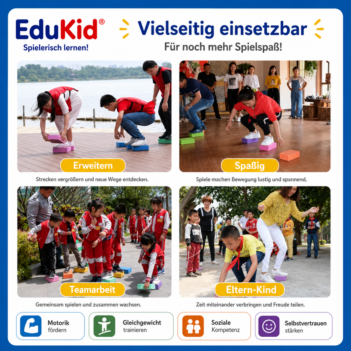 Balance-Steine Spiel für Kinder
