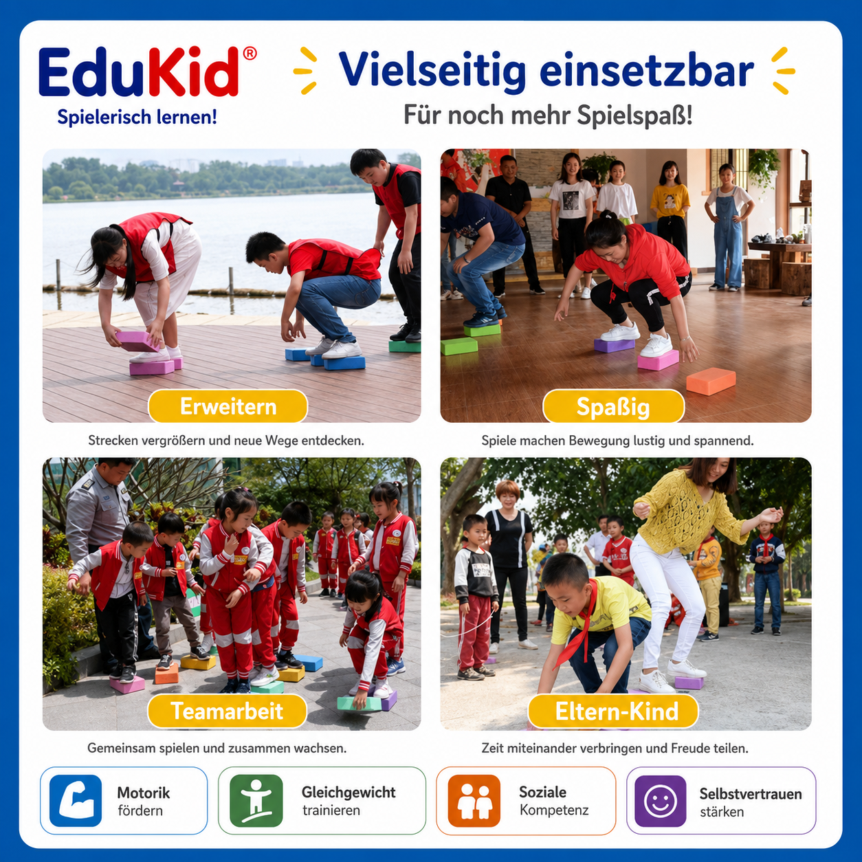 Balance-Steine Spiel für Kinder