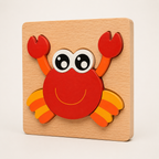 3D-Holzpuzzle Tiere & Fahrzeuge