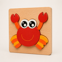 3D-Holzpuzzle Tiere & Fahrzeuge