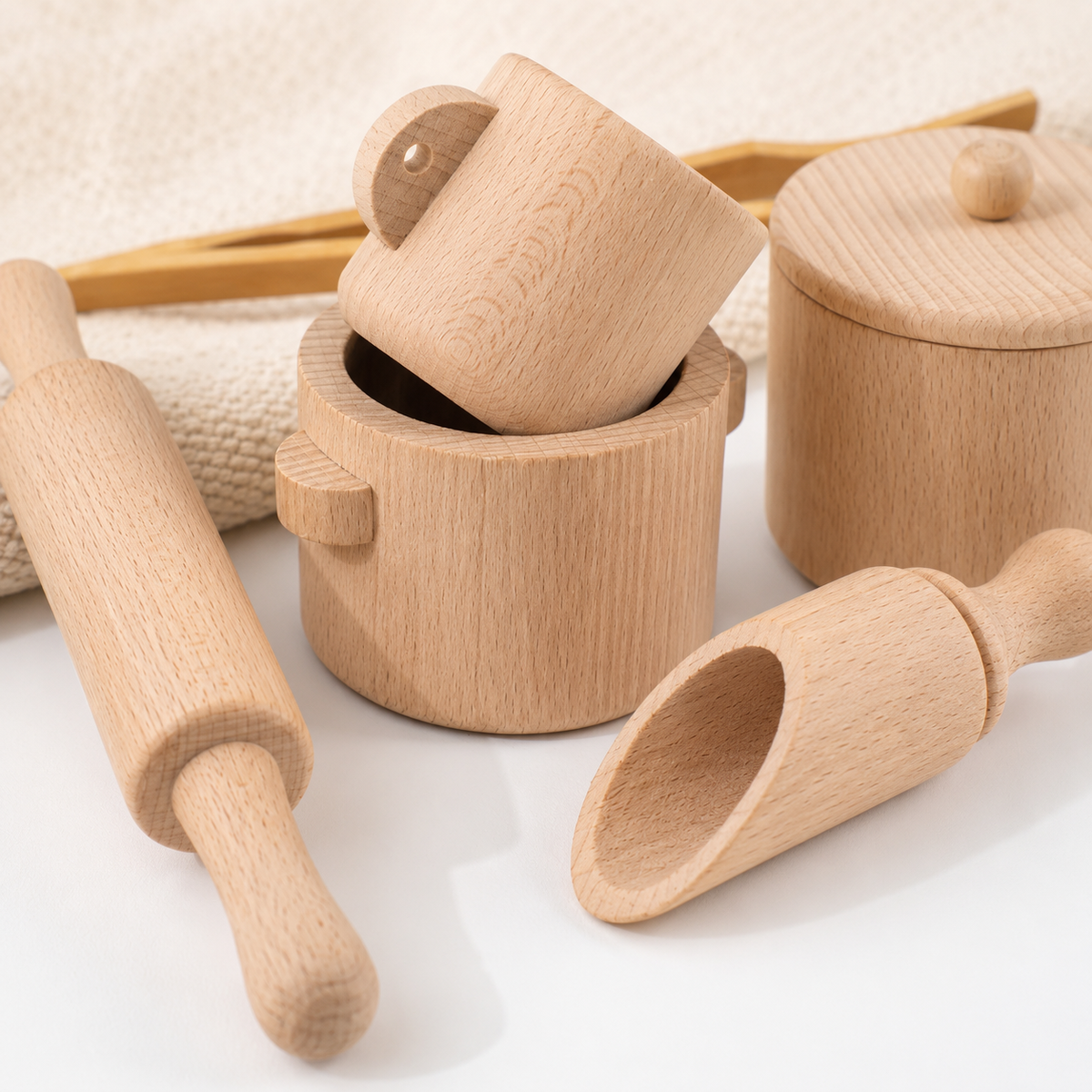 Montessori Holz-Küchenset