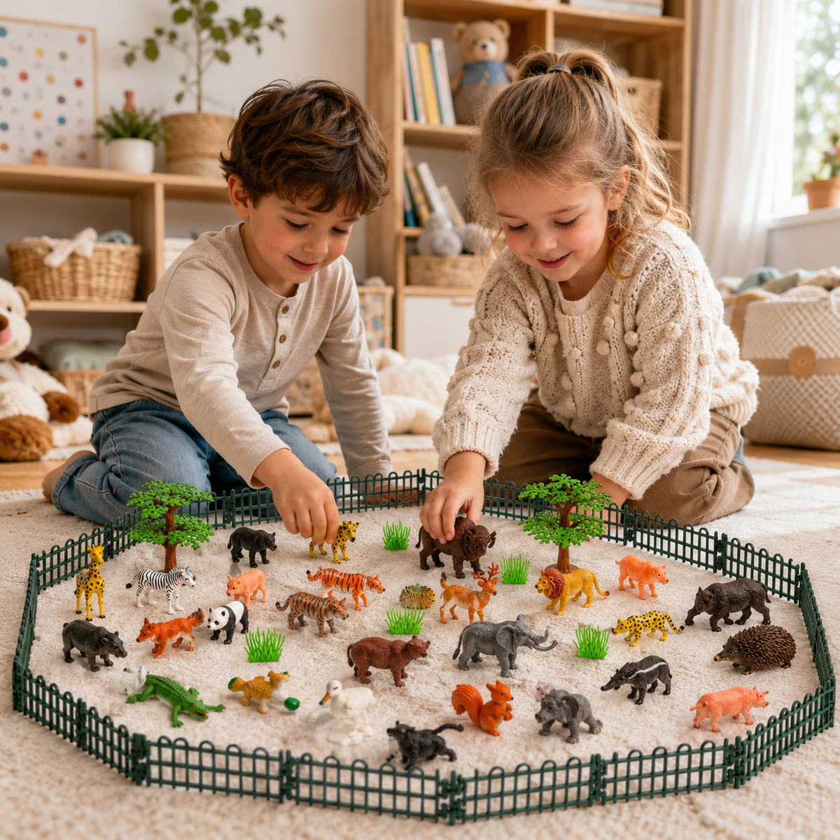 54-teiliges Tierfiguren-Set