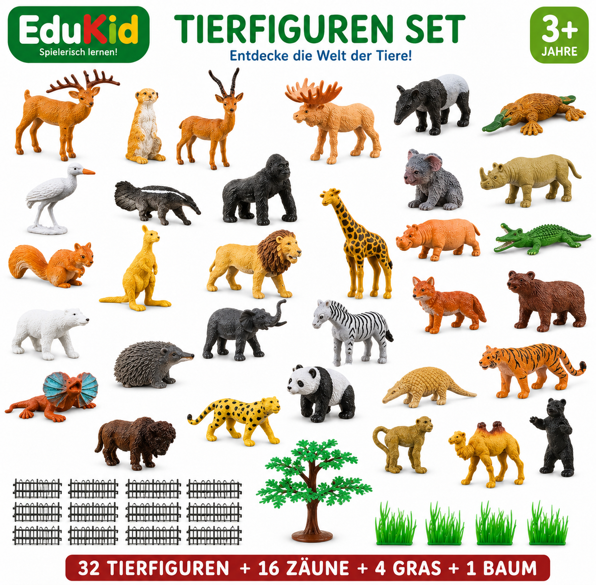54-teiliges Tierfiguren-Set