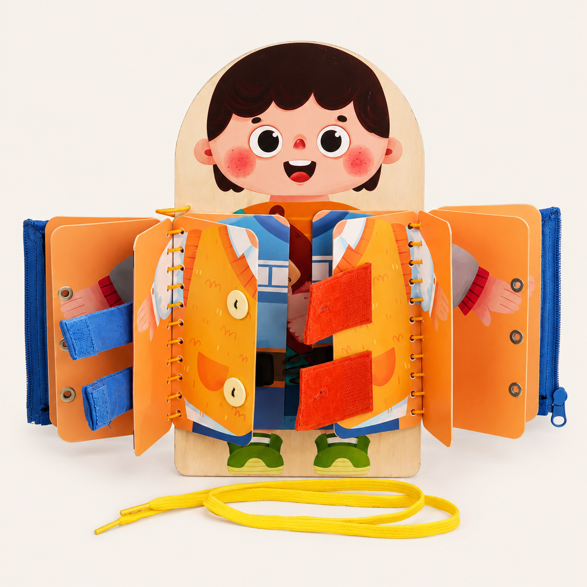 Montessori Busy Board aus Holz