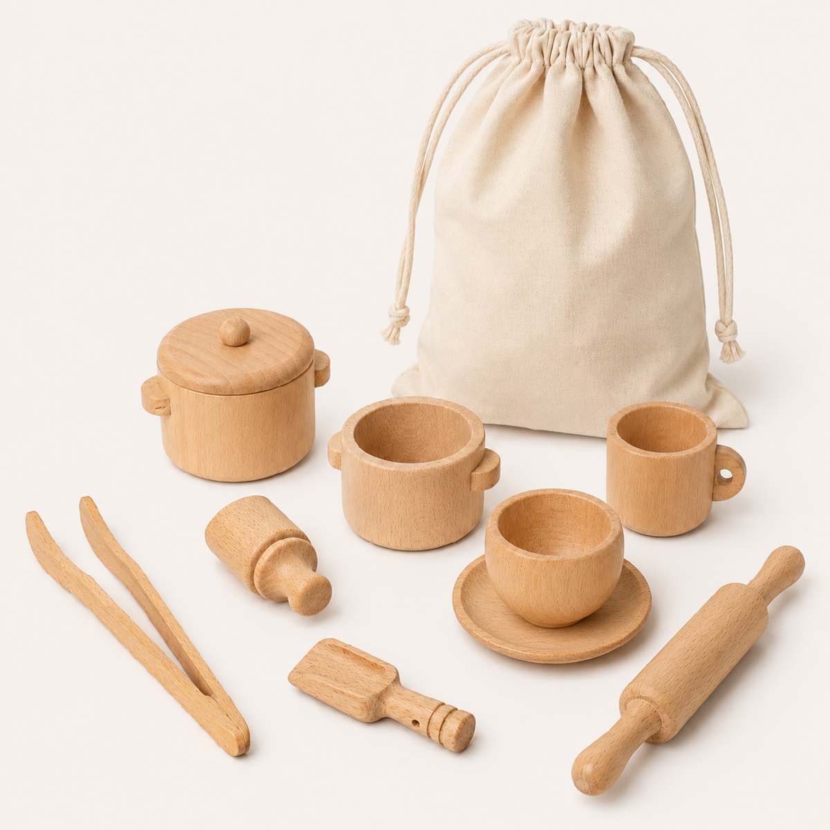 Montessori Holz-Küchenset