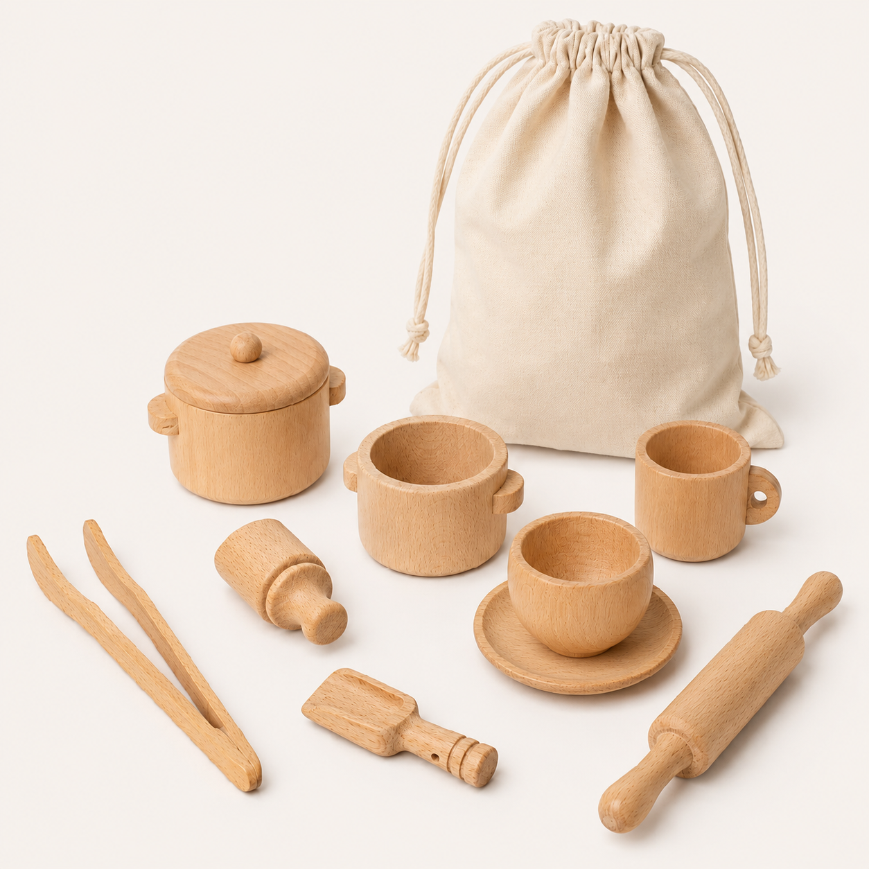Montessori Holz-Küchenset
