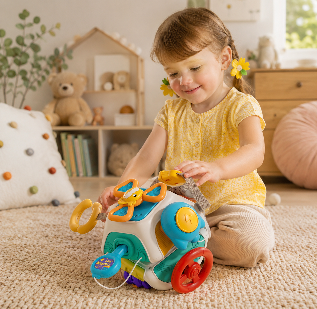 Montessori Aktivitätswürfel für Babys