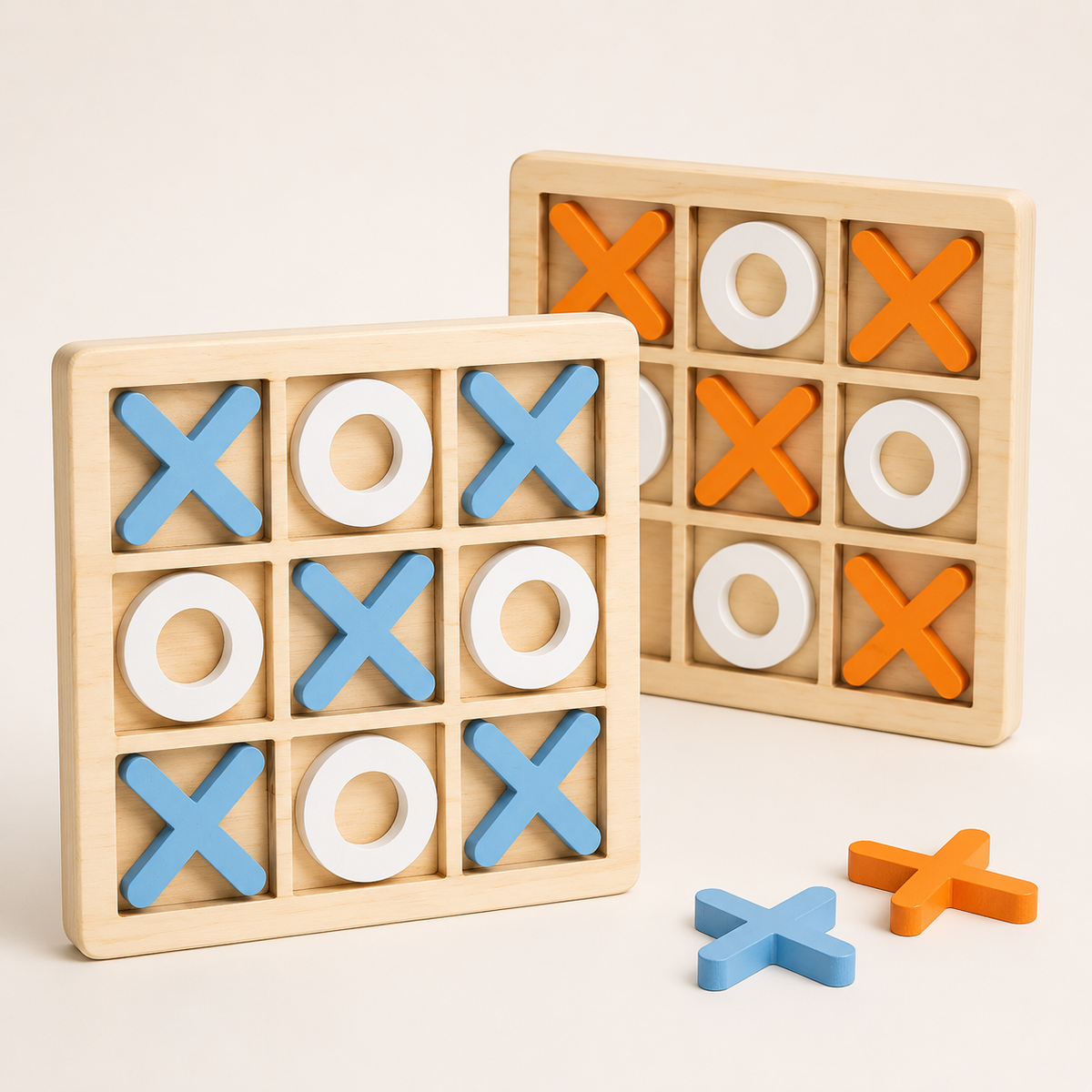 Montessori Tic Tac Toe aus Holz