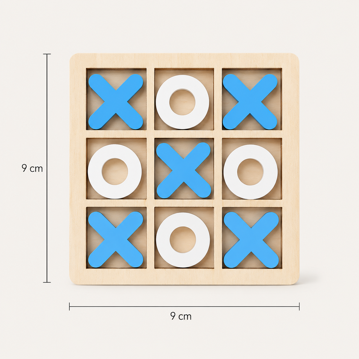 Montessori Tic Tac Toe aus Holz