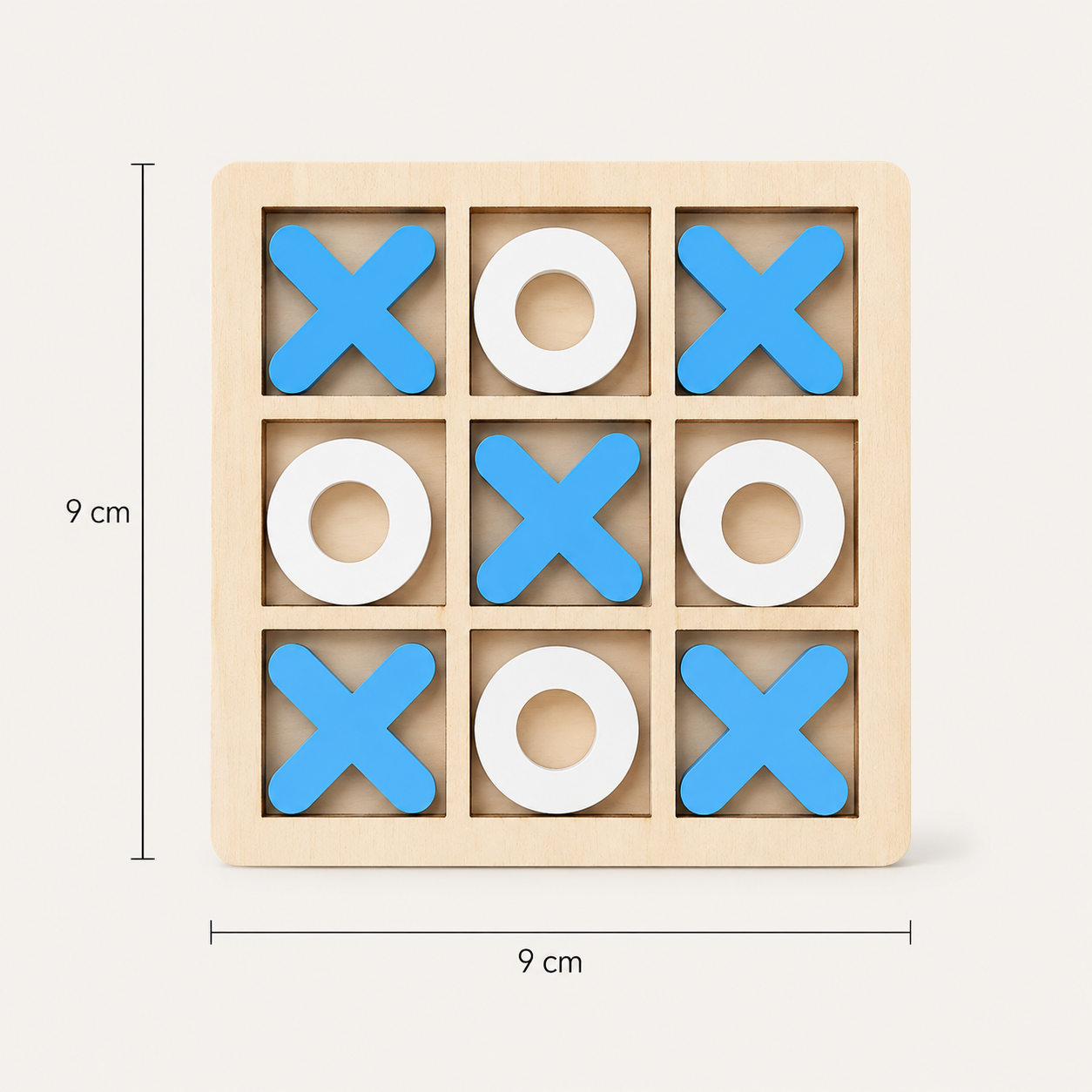 Montessori Tic Tac Toe aus Holz