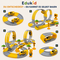 Elektrische Autorennbahn mit Looping