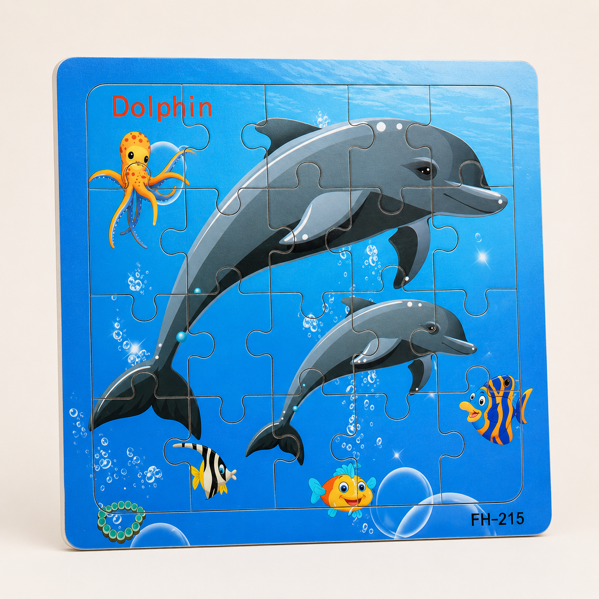 Holzpuzzle Tiere für Kinder