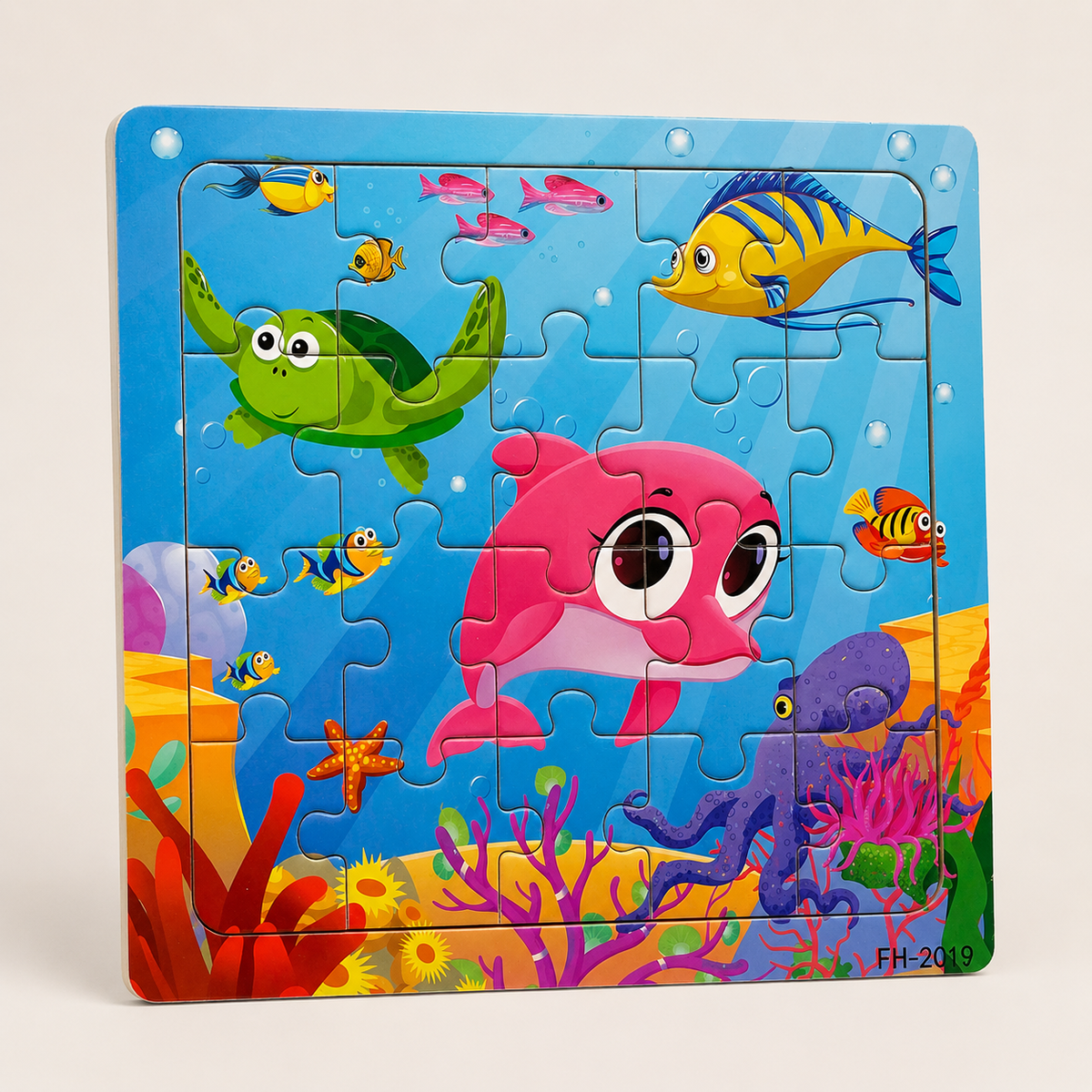 Holzpuzzle Tiere für Kinder