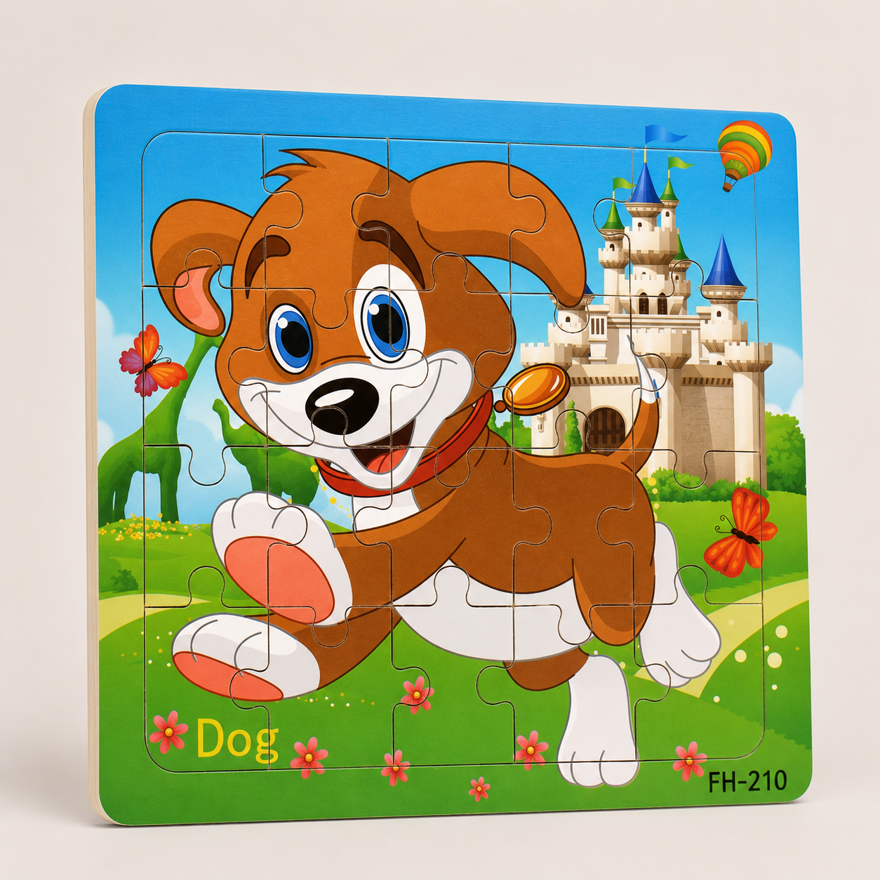 Holzpuzzle Tiere für Kinder