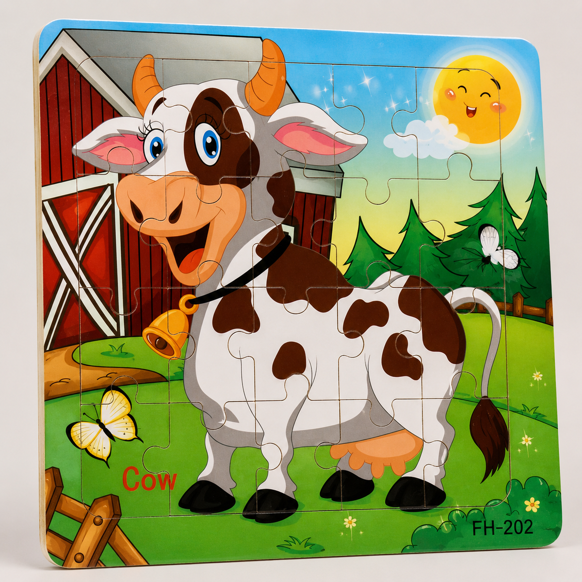 Holzpuzzle Tiere für Kinder