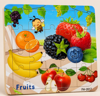 Holzpuzzle Tiere für Kinder