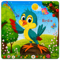 Holzpuzzle Tiere für Kinder