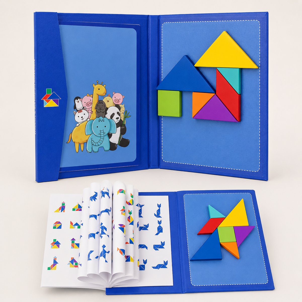 Magnetisches Tangram Buch